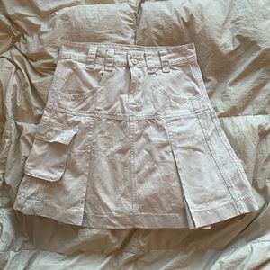 brandy melville jody denim cargo skirt